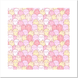 Lovely Pig Pattern Posters and Art